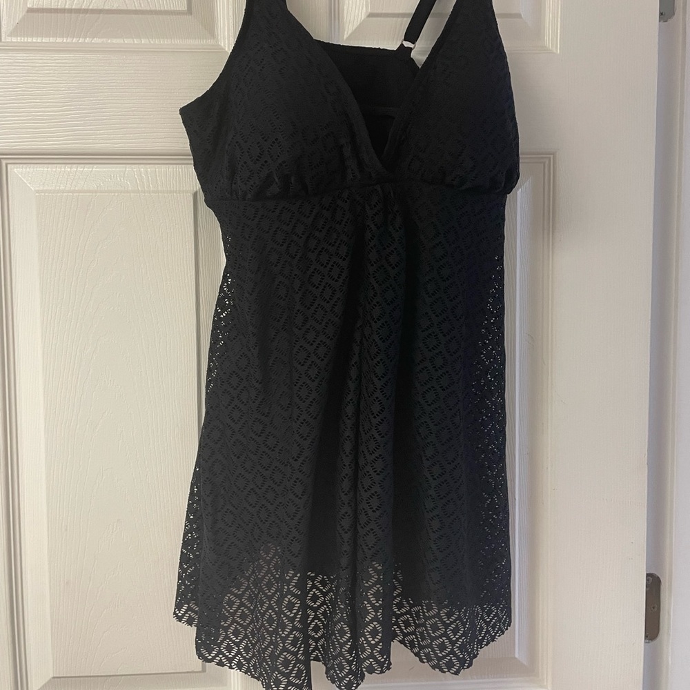 NWT- Black one piece swimsuit